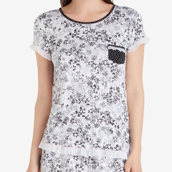 Layla Sweet Things Ruffled Pajama Top - TOP ONLY - Picture 1 of 3